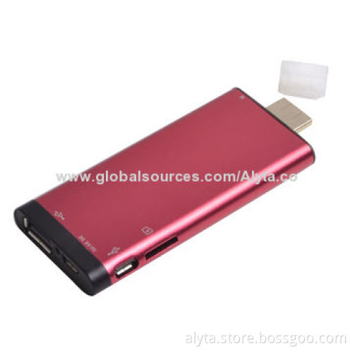 Rockchip 3066/Up to 1.6GHz/Cortex A9/Dual-core CPU + Four-core, GPU Android Mini St